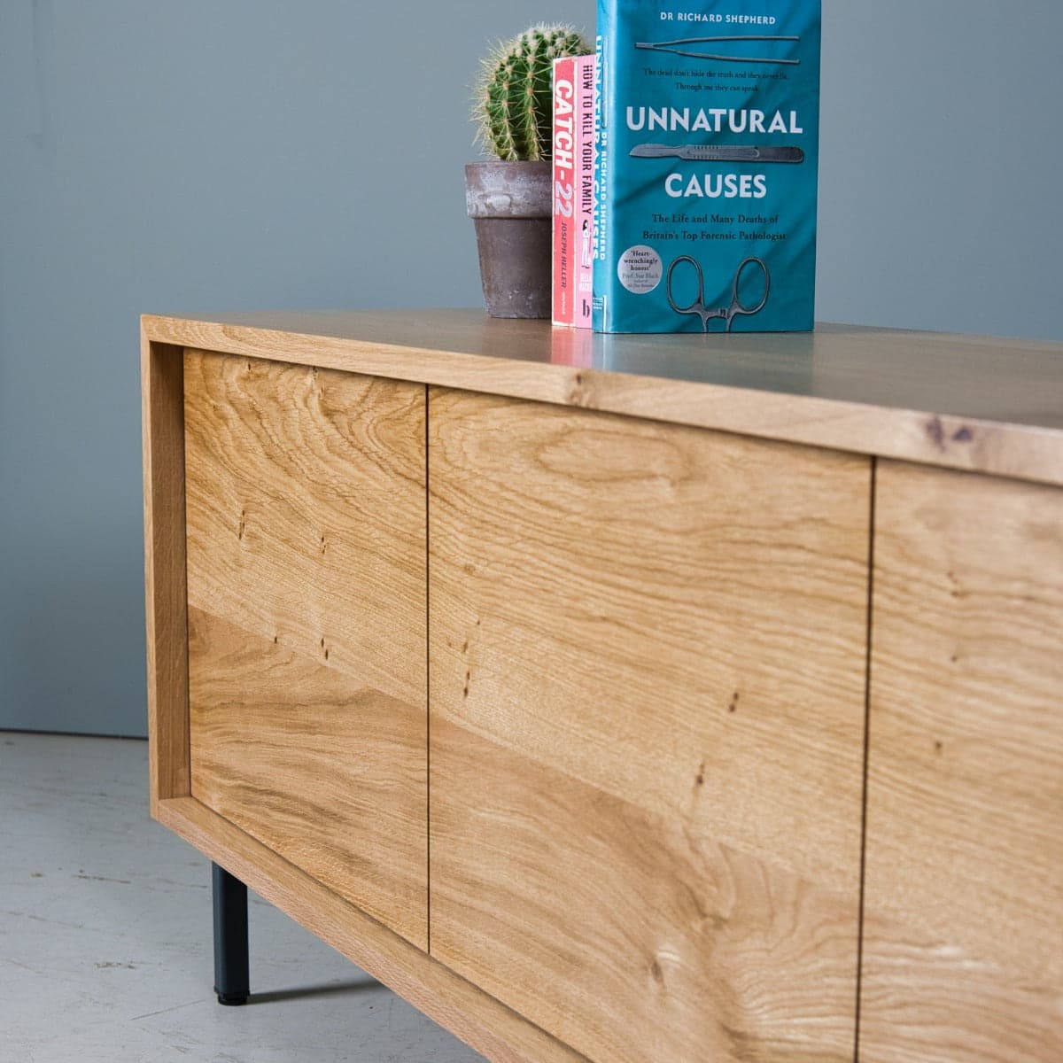 Oak TV Bench